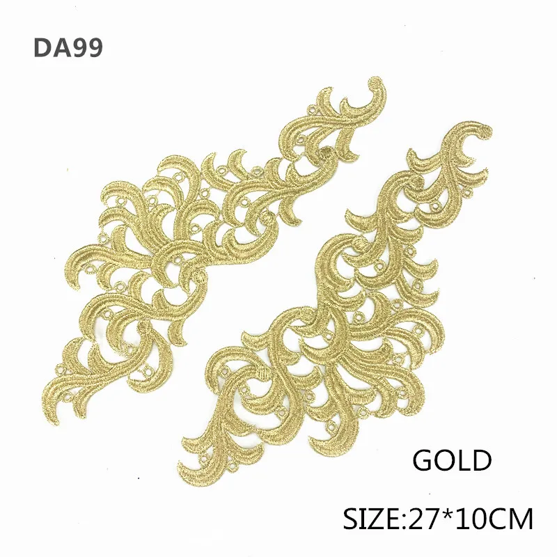 Zsbszc 5 пар зеркальный LP-DA99 белый цветок Цветочная кружевная ткань швейная отделка свадебное платье аппликация, кружевная нашивка/смешанная партия