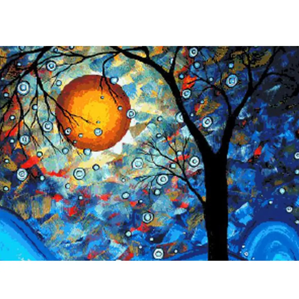 DIY 5D полный набор алмазной живописи Ван Гог Звездная ночь Алмазная вышивка наборы