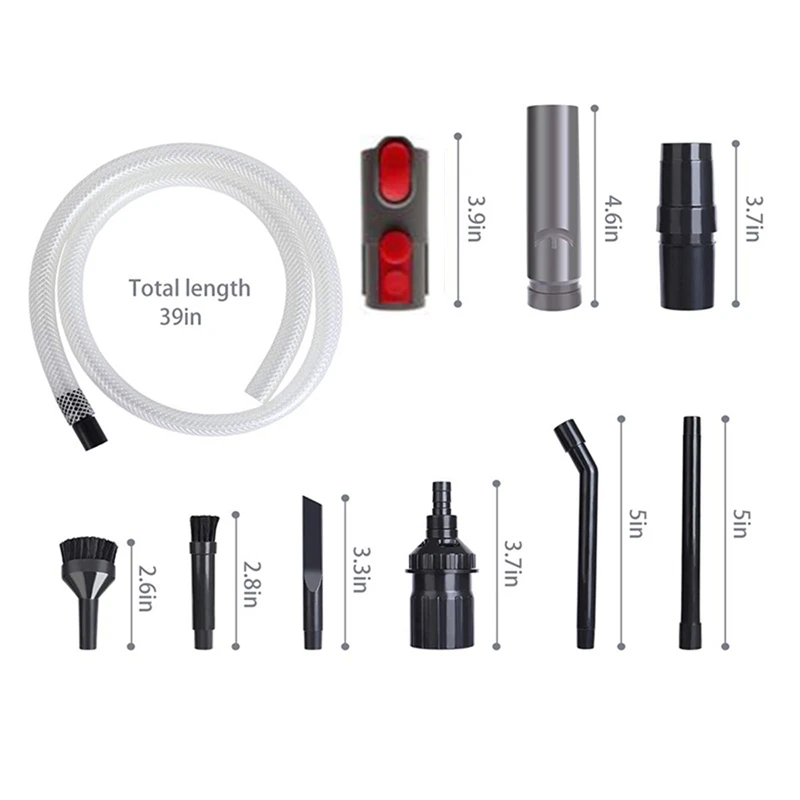 SANQ для Dyson V7 V8 V10 V11 пылесос Замена плоская всасывающая трубка Адаптер