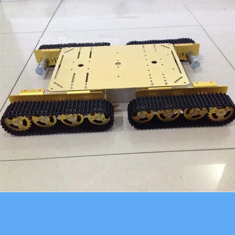 DIY большой T600 4WD металлический умный гусеничный Радиоуправляемый Танк шасси