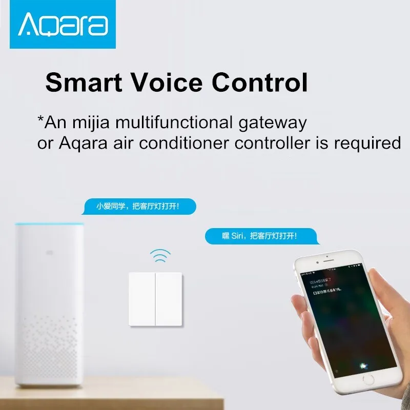 Настенный светильник Aqara Smart одинарный с дистанционным
