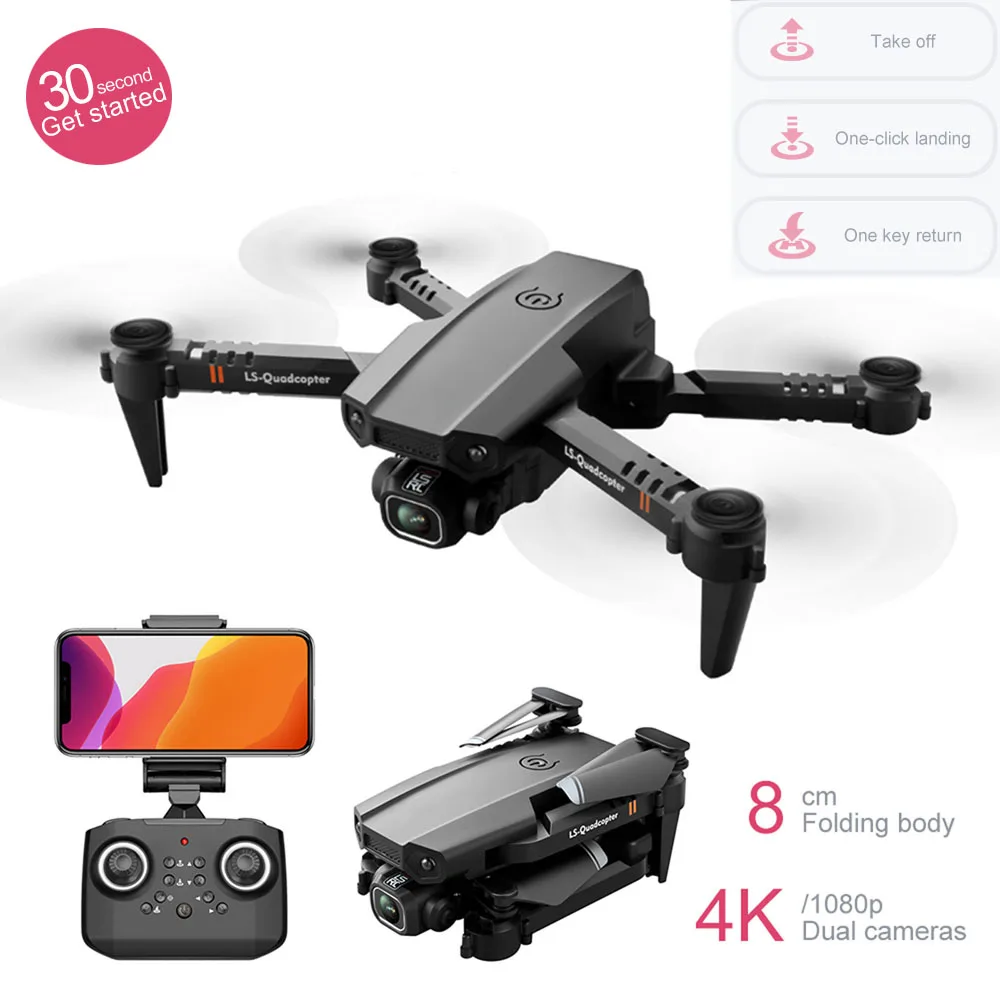 Распродажа Дрон 4k 1080P 720P широкоугольная камера Wi Fi FPV с HD камерой Квадрокоптер