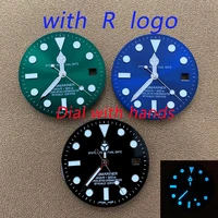 watch accessories 29mm dial with pointer blue luminous literal assembly 82152813 automatic movement