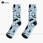 Носки сверхнатуральные Destiel Love Spn с цитатами, мужские носки, персонализированные индивидуальные носки унисекс для взрослых и подростков, Молодежные носки с цифровым принтом 360 , подарок
