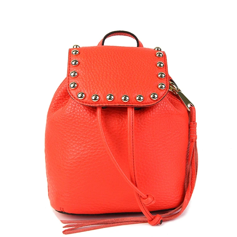 Подлинный оригинальный и новый роскошный рюкзак REBECCA MINKOFF без подкладки женские