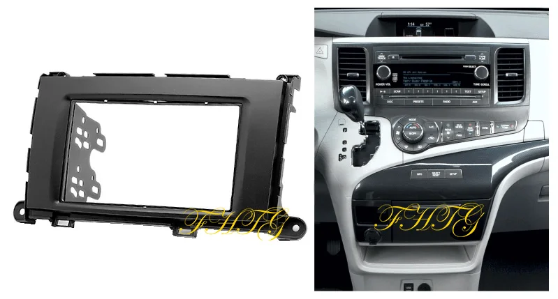 Автомобильный радиоприемник Fascia Dash Kit подходит для Toyota Sienna 2011 г. автомобильная