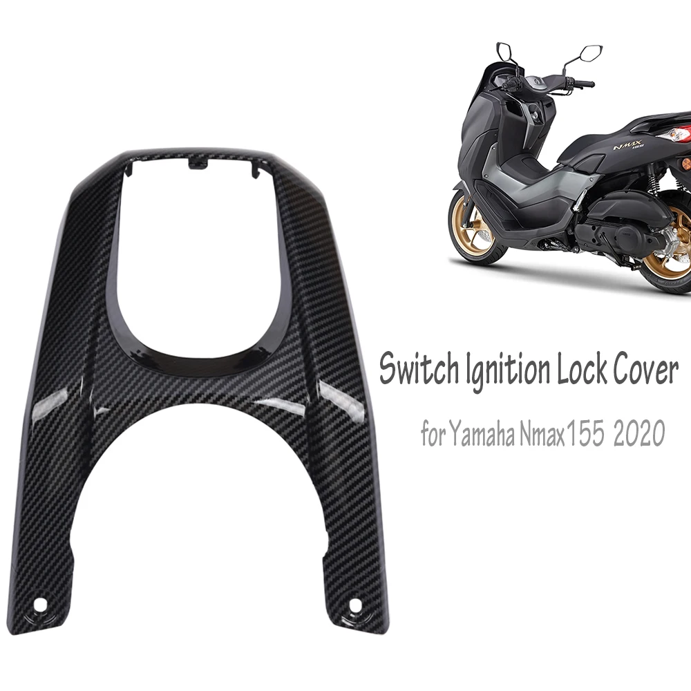 Крышка блокировки выключателя мотоцикла из углеродного волокна для Yamaha Nmax155 Nmax 155