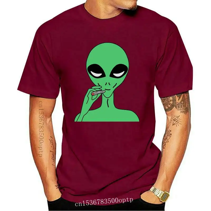 

New Women 2021 Cartoon Alien Smoking Cute Printing Kawaii Print Summer Shirt T-shirts Top T Graphic Female Ladies Womens Tee T-S