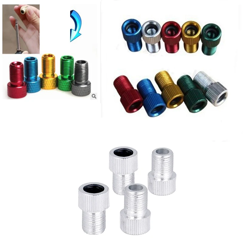 50 шт. велосипедное пневматическое сопло алюминиевый сплав велосипедный адаптер