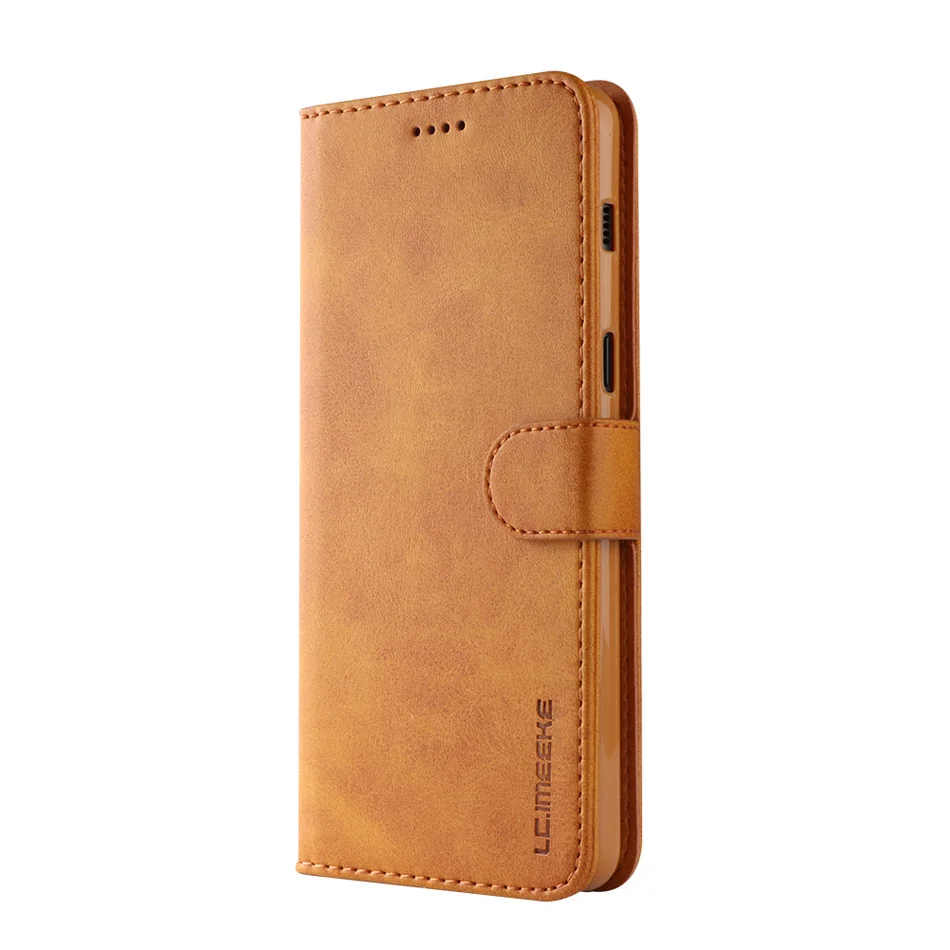 Кожаный чехол-книжка для Xiao mi Red mi 7 7A 6 6A K20 Note 8 7 6 5 PRO 4X Чехол-книжка s Xio mi A2 Lite 9T PRO - Цвет: Цвет: желтый