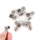 Профессиональный коаксиальный разъем под прямым углом 90 градусов, 5 шт.лот, водонепроницаемый соединитель, переходник со штекера F на Гнездо F, RG6 RG5