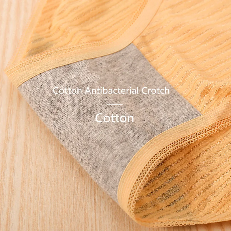 3 шт./лот сексуальные кружевные трусики женские в полоску Прозрачное нижнее белье