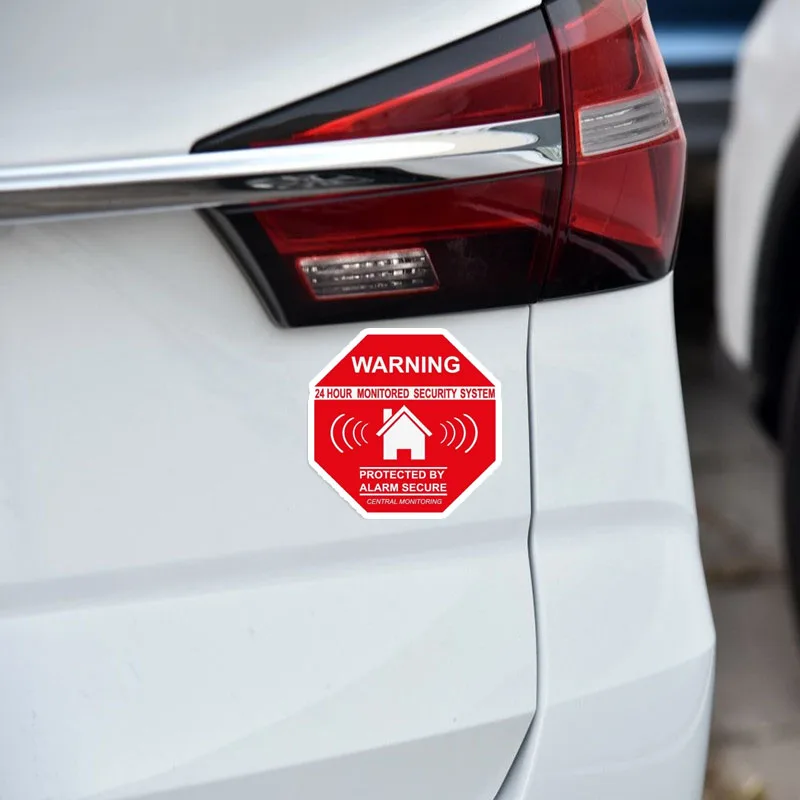 

Hot Sell GPS Warning Car Sticker Vinyl Car Window Accessories Decorative Waterproof PVC 11cm*11cm