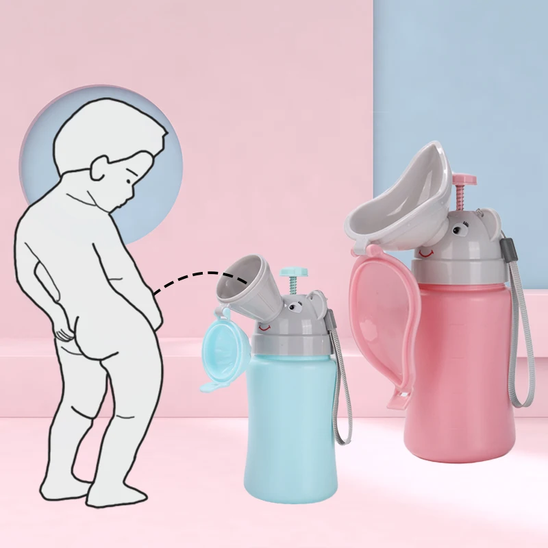 Портативный Удобный милый детский Писсуар для путешествий Детский горшок