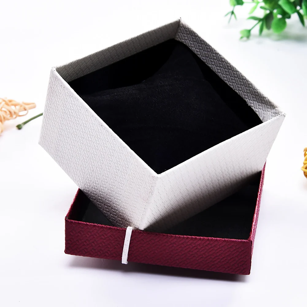 Fashion Bowknot Square Organizer Box Mesh Multiple Colors Jewelry Gift Packing Rings Earrings Necklace Storage Bags | Украшения и