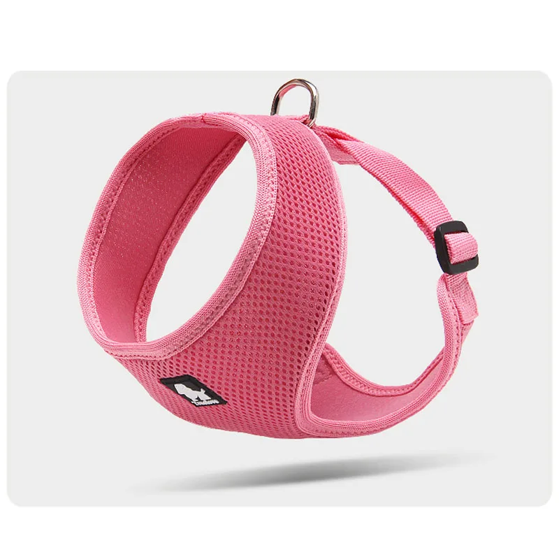 pink MySudui Truelove, регулируемая шлейка для собак и кошек, шлейка для чихуахуа для маленьких и средних собак, поводок для прогулок, черный питбультерьер, Petshop - Цвет: pink