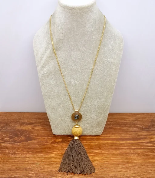 

Bohemian Style Tassel Sweater Necklace for Women