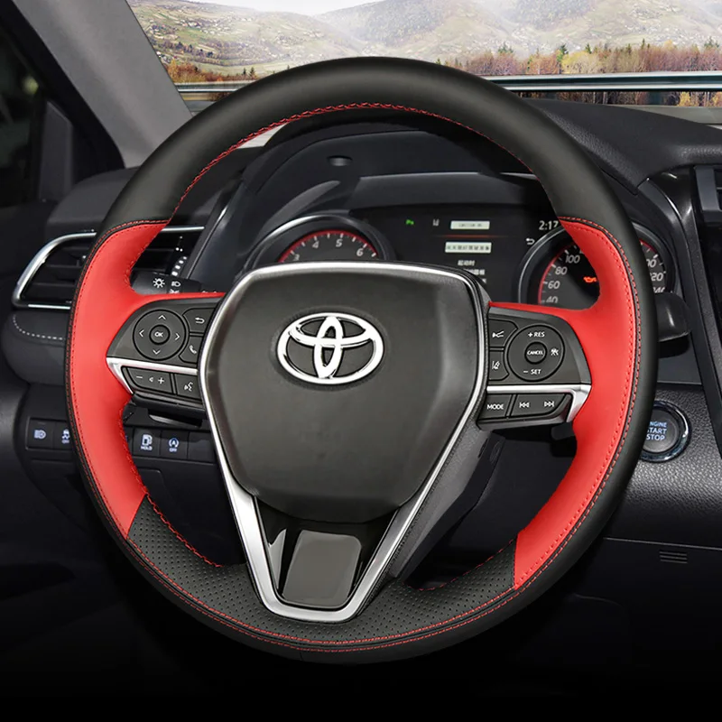 

Кожаный чехол на руль для Toyota 2019 Levin corolla 2020 RAV4 Wildlander