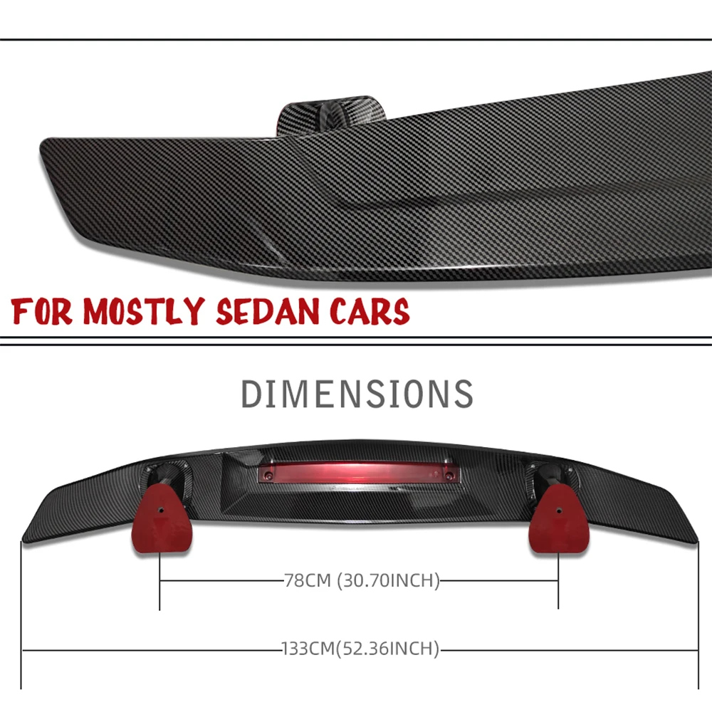 Задняя Крышка багажника спойлер на багажник крылья для Ford Fusion 2013 2014 2015 2016 2017 седан