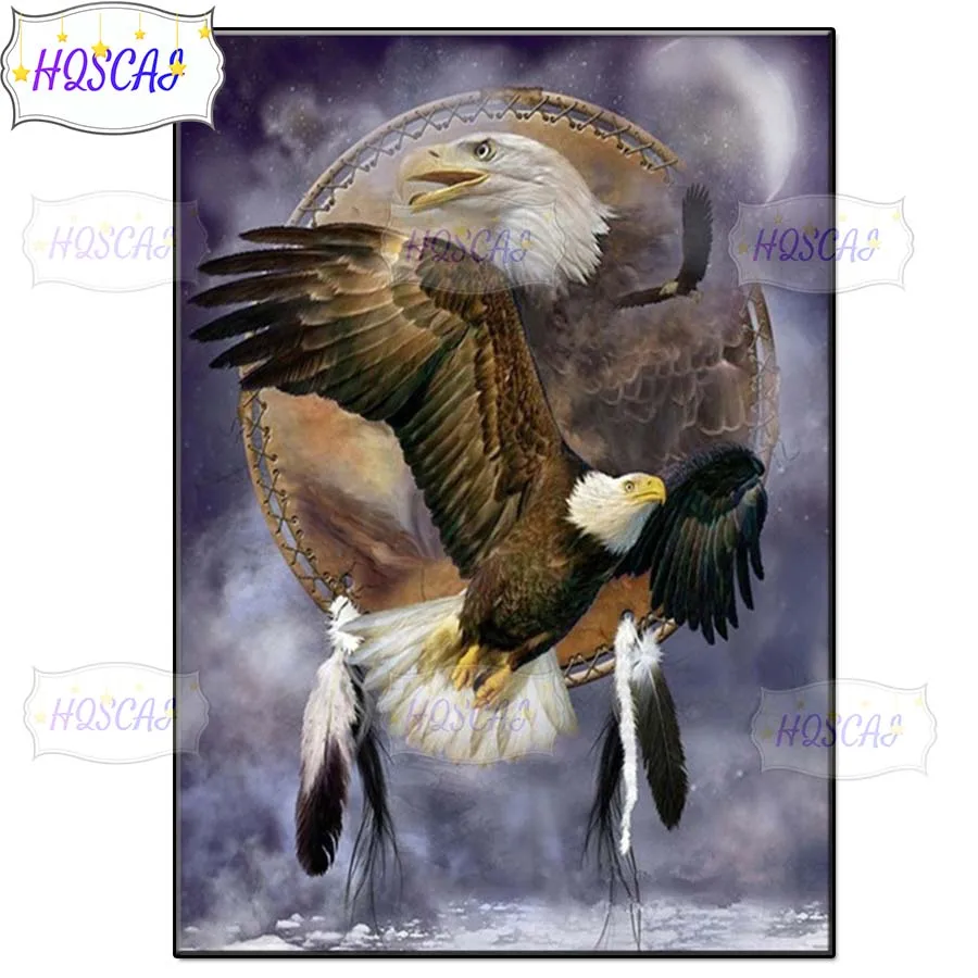

5D DIY Dream catcher, owl Animal art Diamond Painting 100% Full Square/Round Drill Diamond Embroidery Cross Stitch 3D Decor