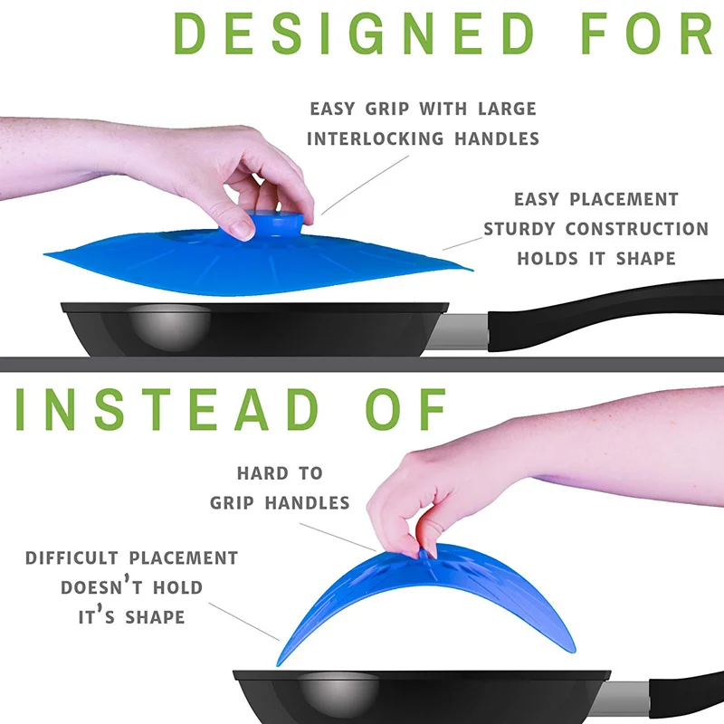 5 упаковок силиконовая чаша многоразовые крышки всасывающее уплотнение покрытие