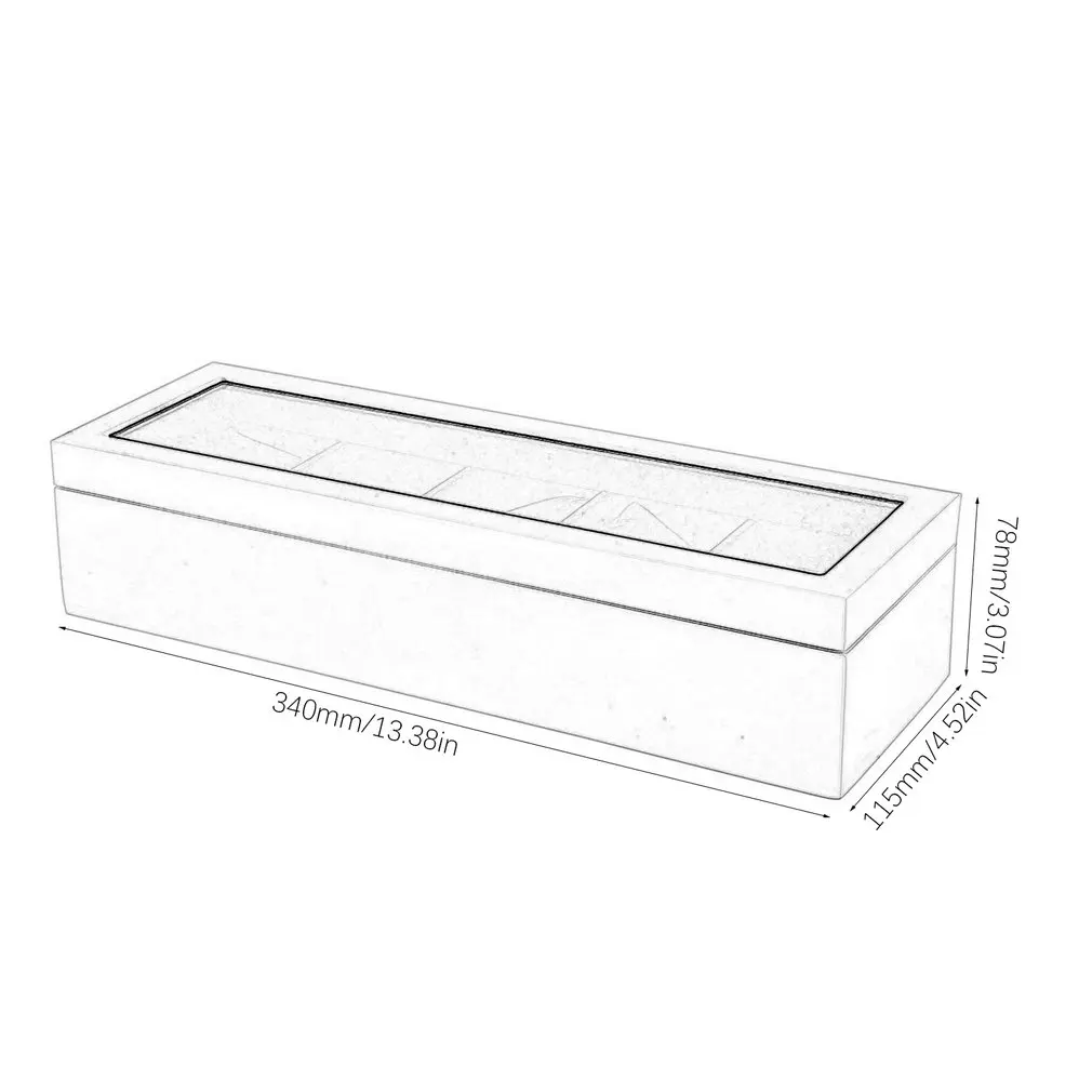 

W63 Jewelry Watch Box Case For YAZOLE Elegant Wrist Watch Present Gift Box Case Display Storage Organizer
