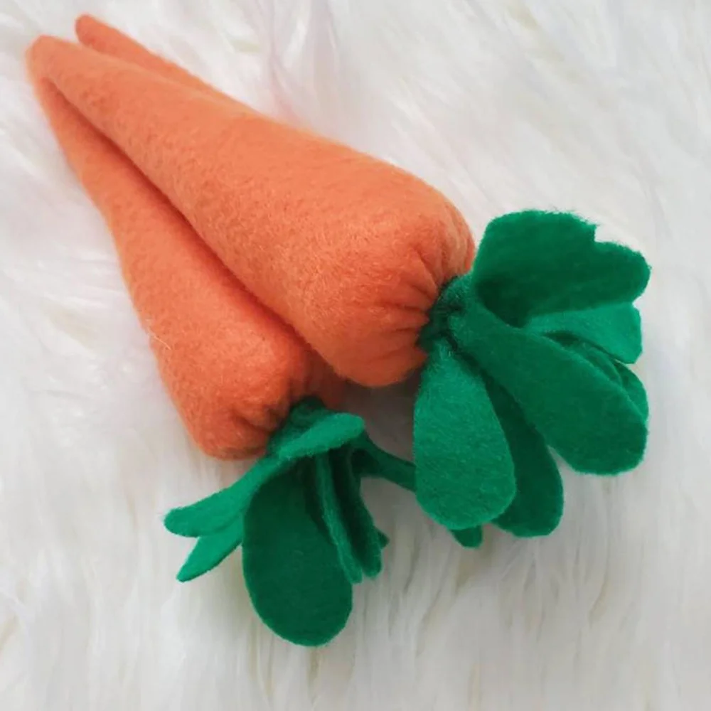 

6pcs Easter Carrot Ornaments Home Decorative Artificial Carrot Easter's Day Carrot Party DIY Accessories Fake Vegetable