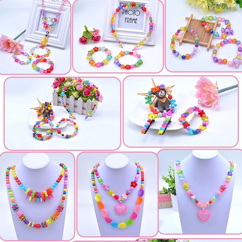 Дети DIY ручной работы бисера игрушка с аксессуарами набор детей креативный 24