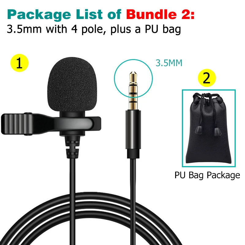 Конденсаторный микрофон металлический петличный зажим для галстука игровой