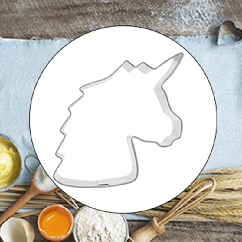 Печенье в форме лошади Единорога резак торт Шоколадный Fondant (сахарная) мыло хлеб