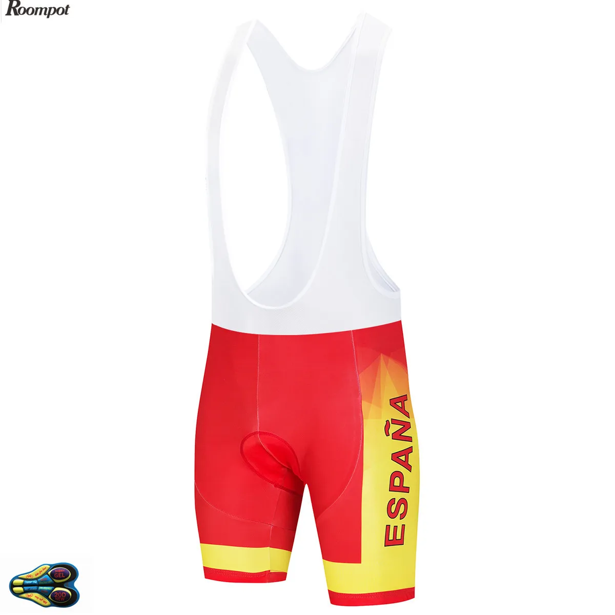Шорты велосипедные мужские профессиональные в сборе Испании нагрудник