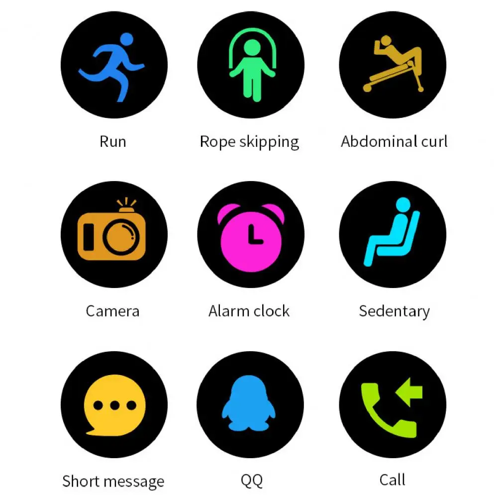 

Men Women Smart watch Smart Watch Bluetooth GPS Calorie Count Heart Monitor 50M Waterproof for Android iOS Phone Global Version