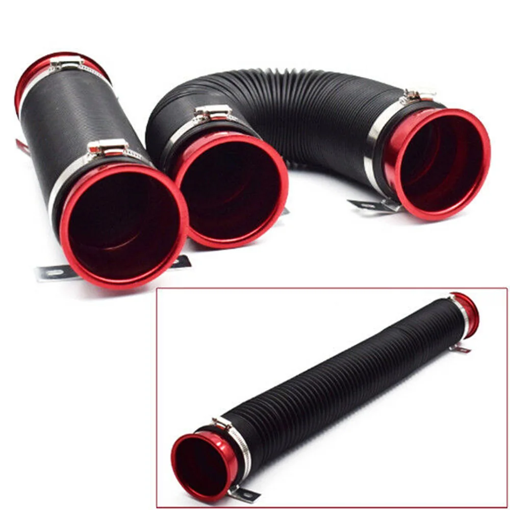 Универсальный красный мульти гибкий 3 в Регулируемый воздухозаборник впускной