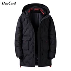 Модные мужские куртки HALACOOD с капюшоном на утином пуху, теплые высококачественные ветрозащитные пуховики, мужские повседневные зимние парки на пуху 4XL