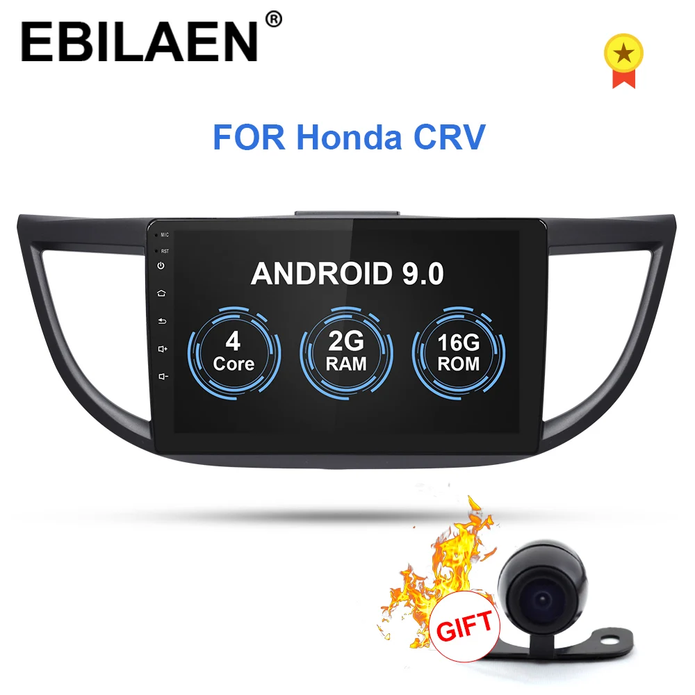 Автомагнитола на Android 9 0 мультимедийный DVD плеер для Honda CR V CRV 2012 2016 автомагнитола