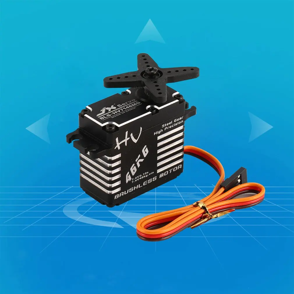 BLS-HV7146MG 46KG HV High Precision Steel Gear Full CNC Aluminium Shell Structure Digital Brushless Standard Servo RC Toy Parts | Игрушки и