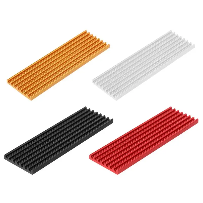 

K3NB 1Set Aluminum Cooling Heatsink Cooling Thermal Pad Cooler For NVME M.2 NGFF 2280 PCI-E SSD Solid State Hard Drive Disk