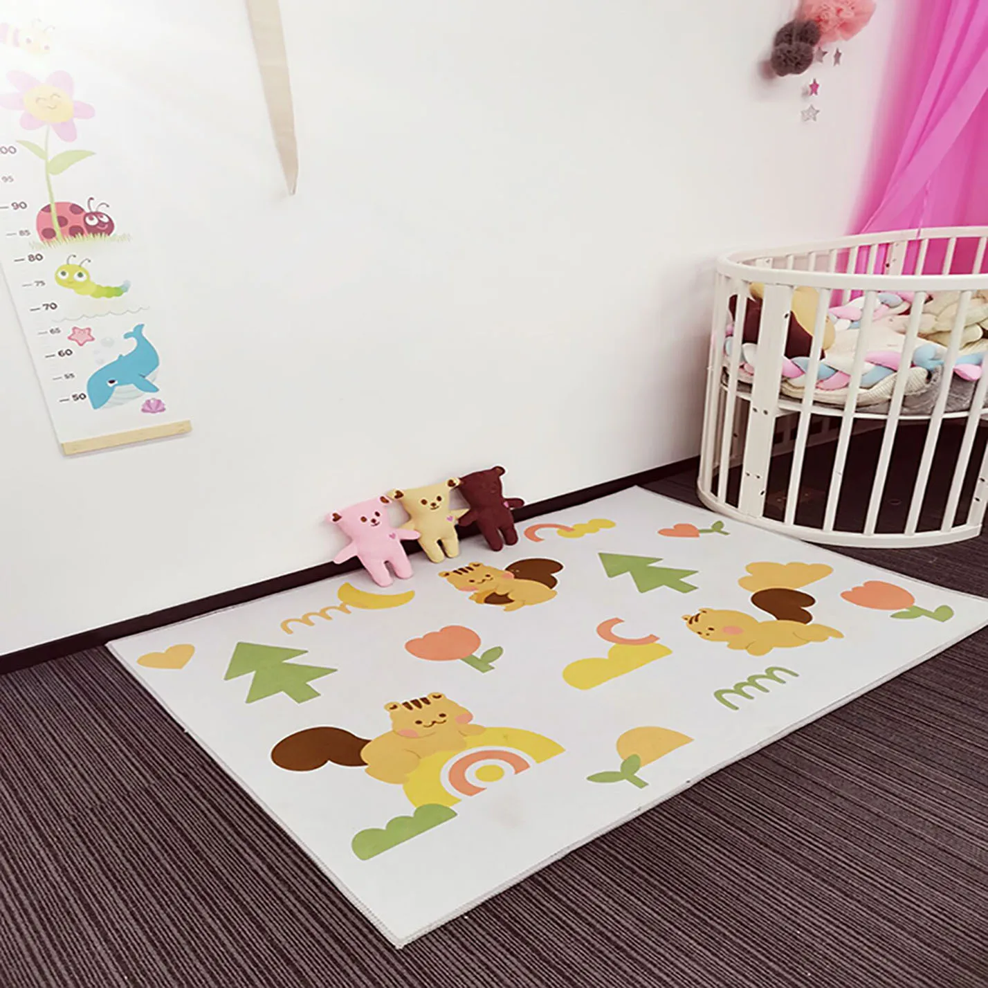 Мультяшная белка детский игровой коврик утолщенный коврик-пазл с животными для