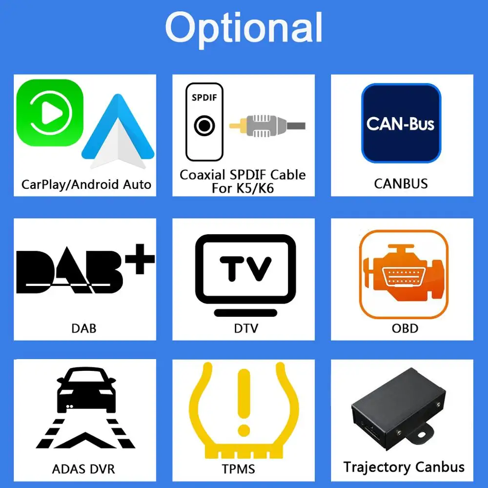 Ownice K1 K2 K3 K5 K6 дополнительная плата для CarPlay DAB DTV OBD ADAS TPMS Android DVD продается только с