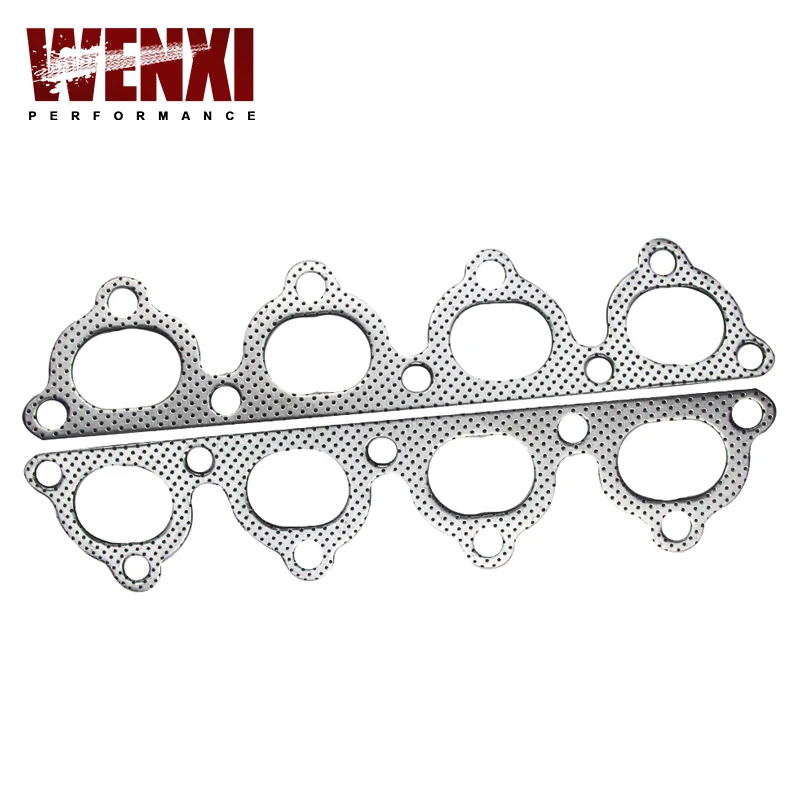 FOR HONDA D-SERIES EXHAUST HEADER MANIFOLD GRAPHITE ALUMINUM GASKET D15 D16 D13 D14 WX4956