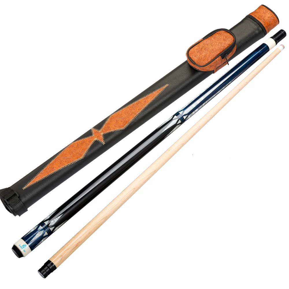 HERO1-2 для бильярдного кия Carom Cue 3 подушечки кия 12 мм наконечник 142 см длина палочка для бильярдного кия Чехол Набор Профессиональный набор с множеством подарков - Цвет: HERO2 with Case