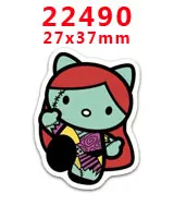 22490 30 шт hollaween характер плоское украшение из смолы PR 22462 - Color: 22490