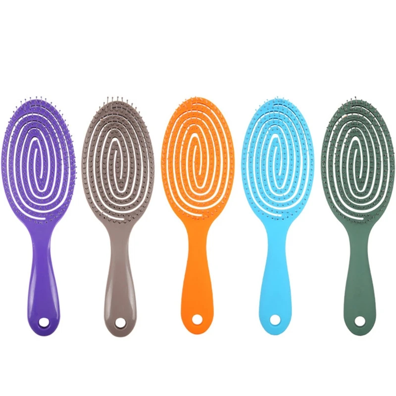 

Paddle Hair Brushes Hollow Out Wet Dry Detangling Comb Scalp Massage Comb