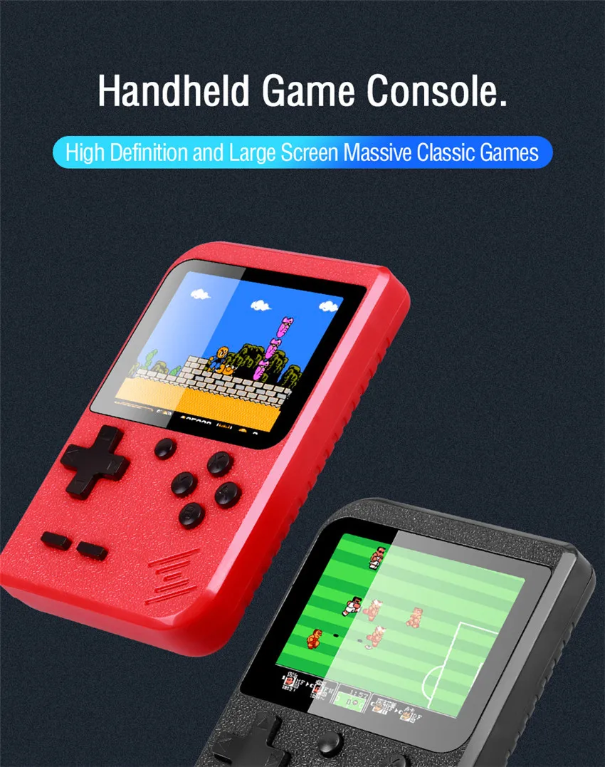Мини Ретро игровой консоли плеер мини портативные игровые встроенный 400 игр
