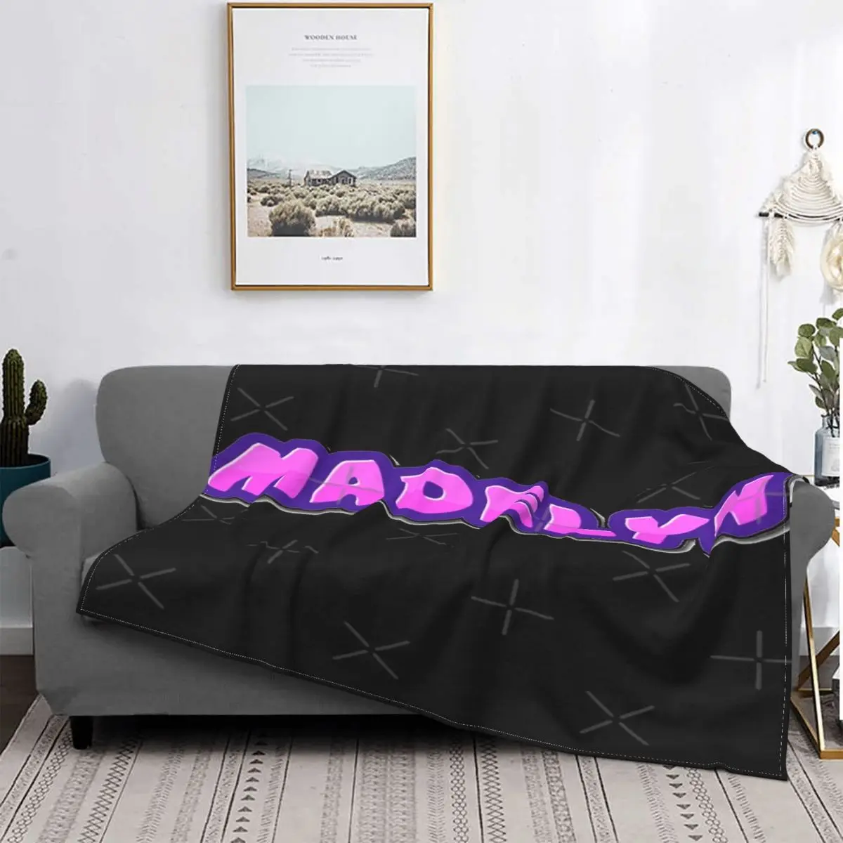 

Madylyn-colcha de tela escoa para cama, manta de forro polar de 13 цветов, a cuadros, para sofra