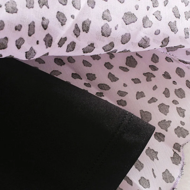 Винтажное элегантное шифоновое платье миди с леопардовым принтом модные женские