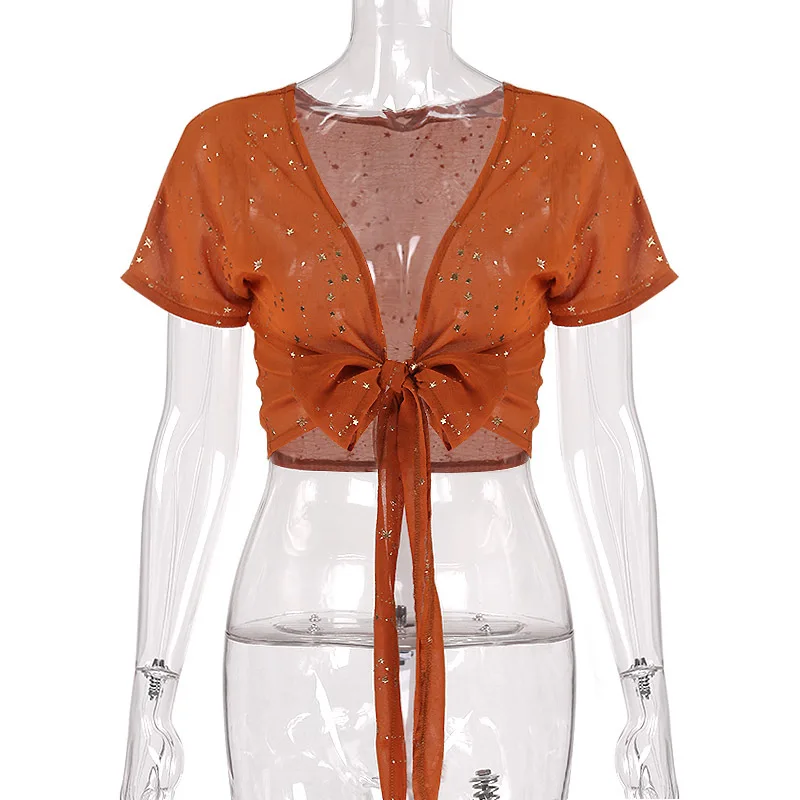 Женская накидка со звездами и принтом в стиле ретро Солнцезащитная шаль с