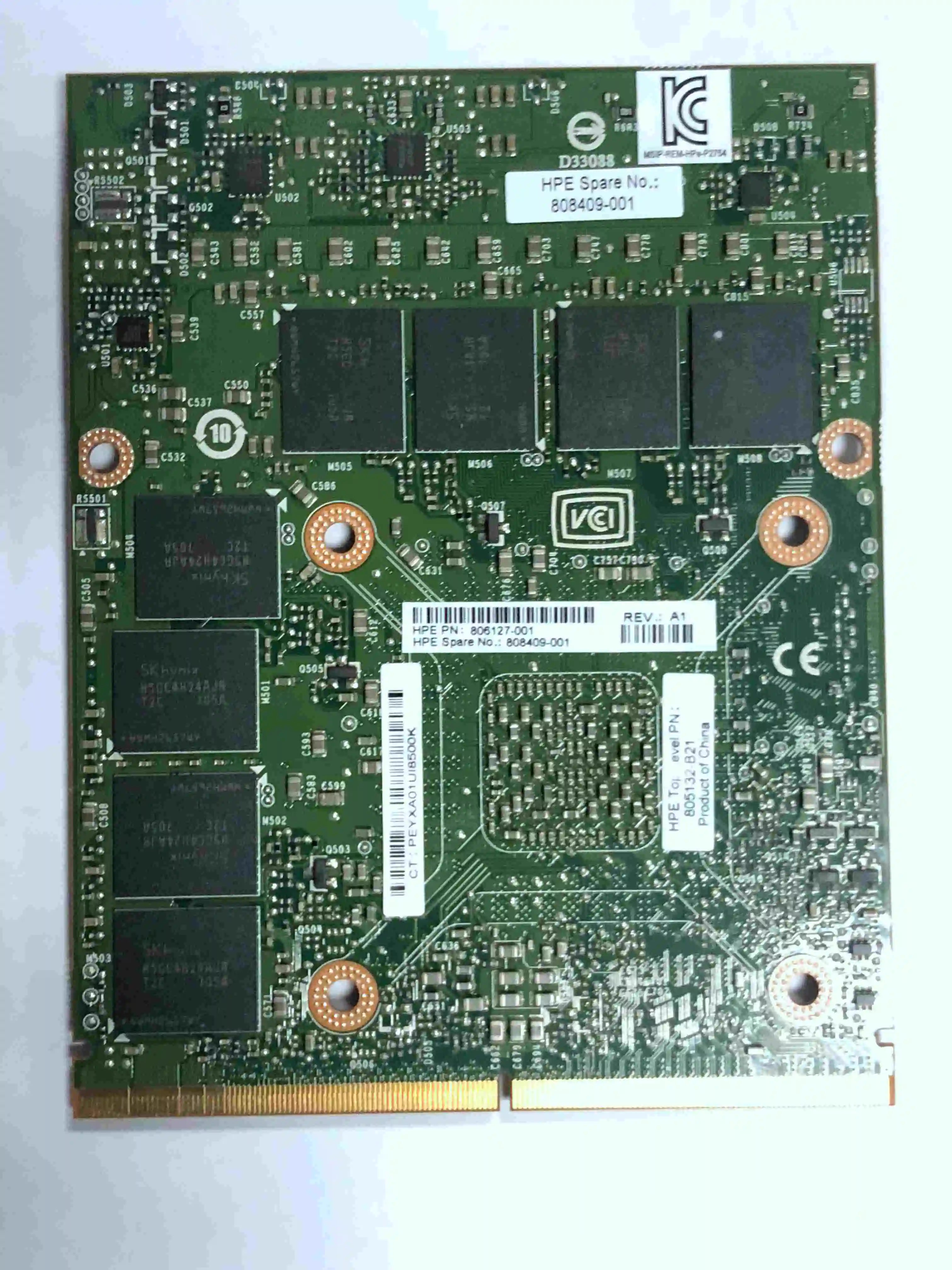 Новинка для NVIDIA Tesla M6 MXM 3 1-B 8 ГБ GDDR5 GPU видеокарта 806127-001 808409-001 HPE GM204-995-A1 Бесплатная