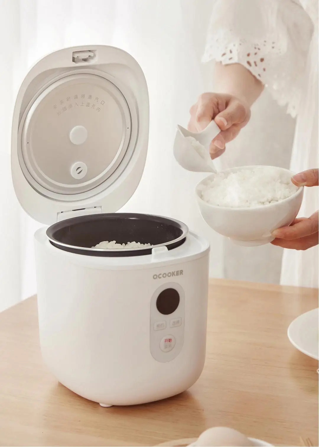 Xiaomi Youpin Мини электрическая рисоварка 1.2L кухонная плита маленькая рисоварка машина интеллектуальное назначение светодиодный дисплей