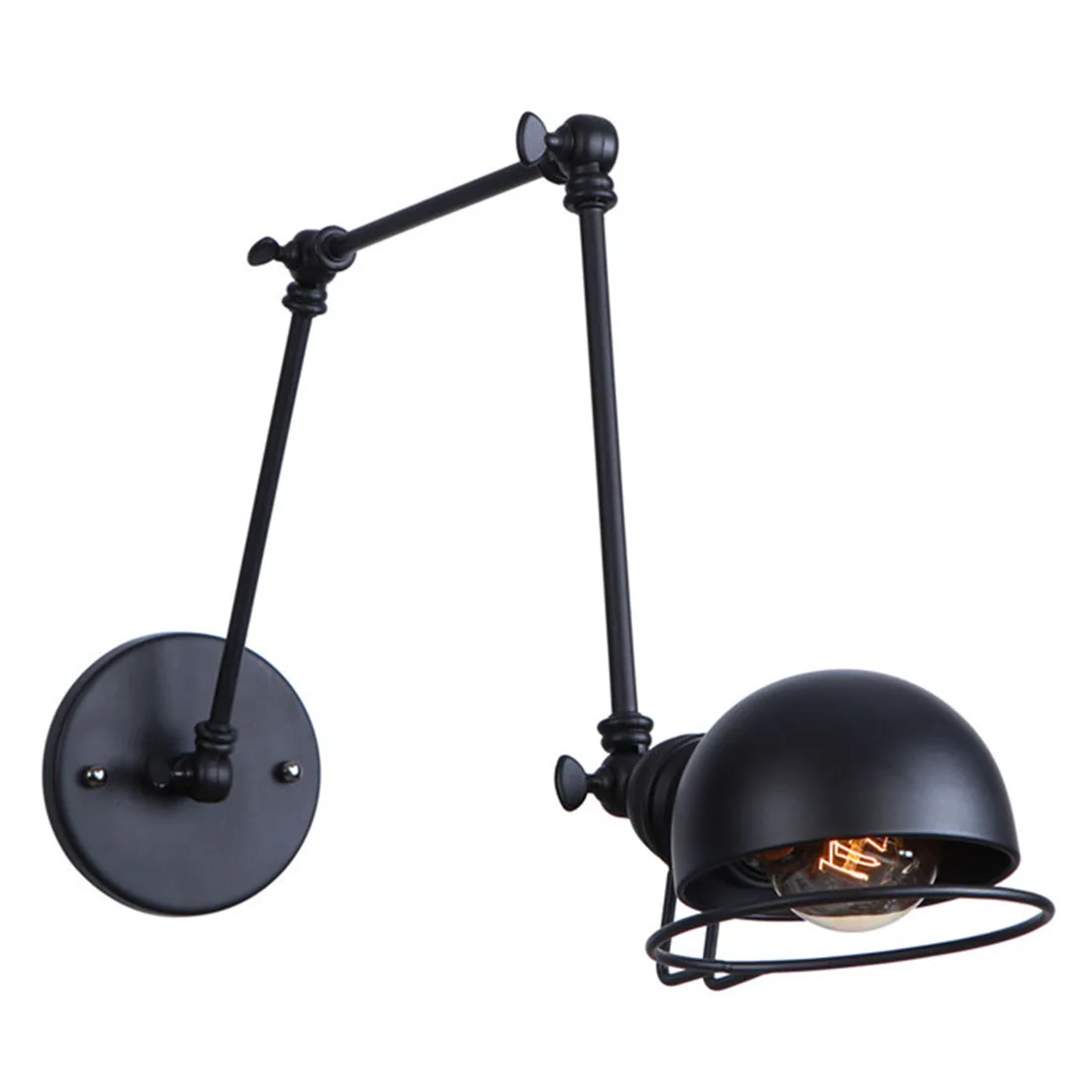 Черный американский деревенский сельский креативный металлический настенный